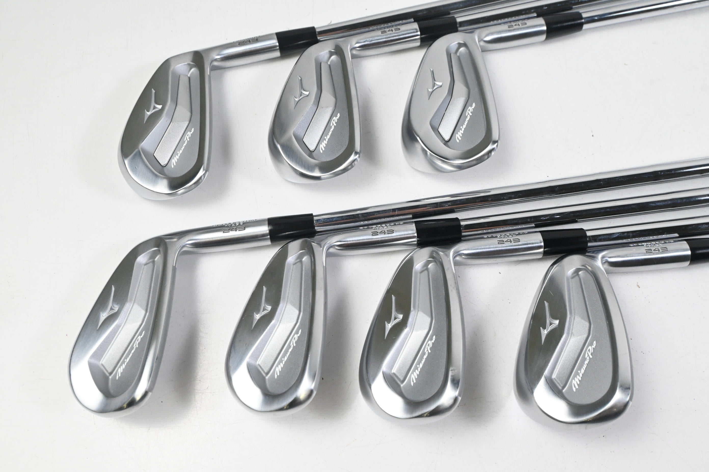 Mizuno Pro 243 Irons / 5-PW+GW / Stiff Flex KBS Tour 120 Shafts