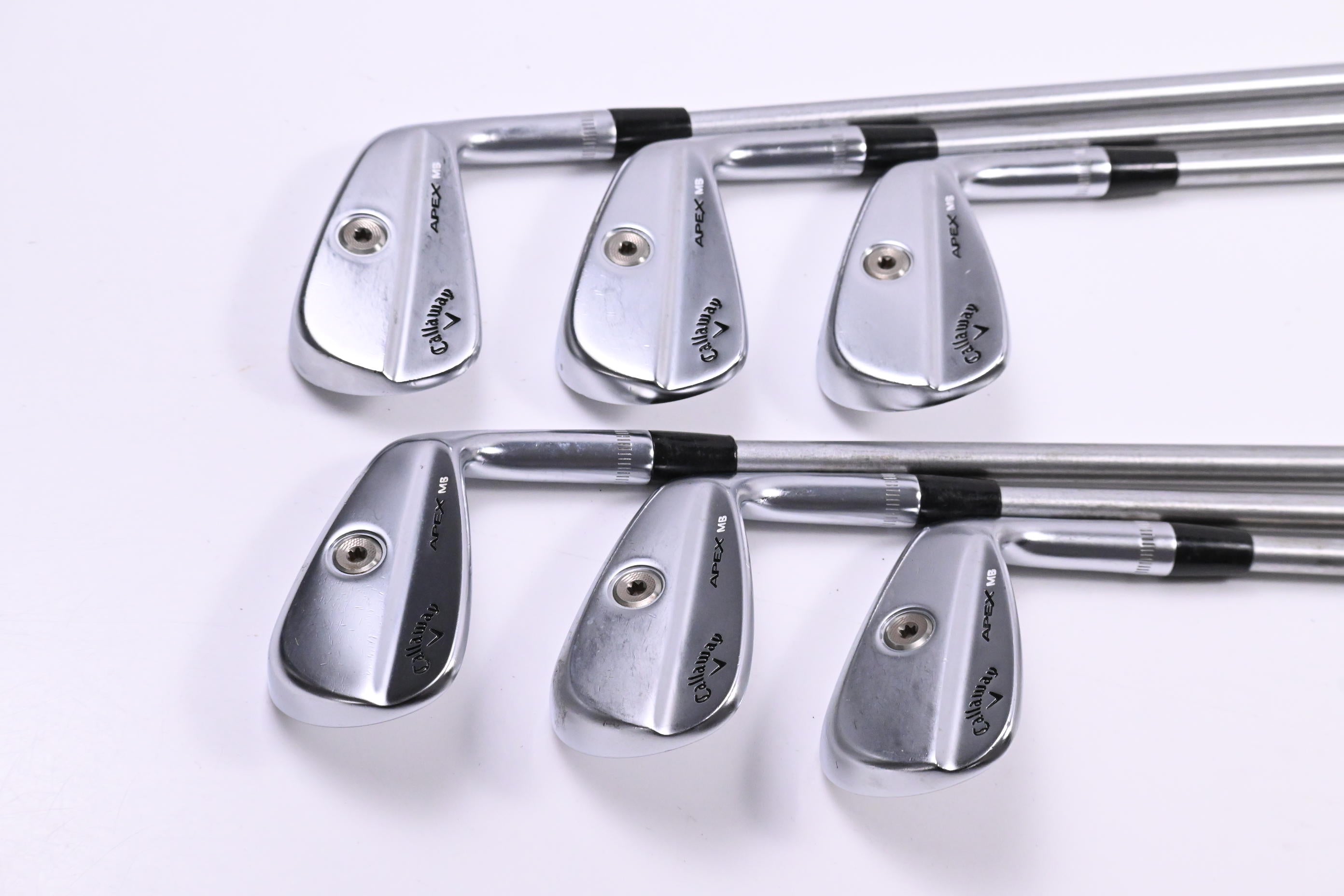 Callaway Apex MB 21 Irons / 6-PW+GW / Stiff Flex KBS Tour C-Taper 120 Shaft