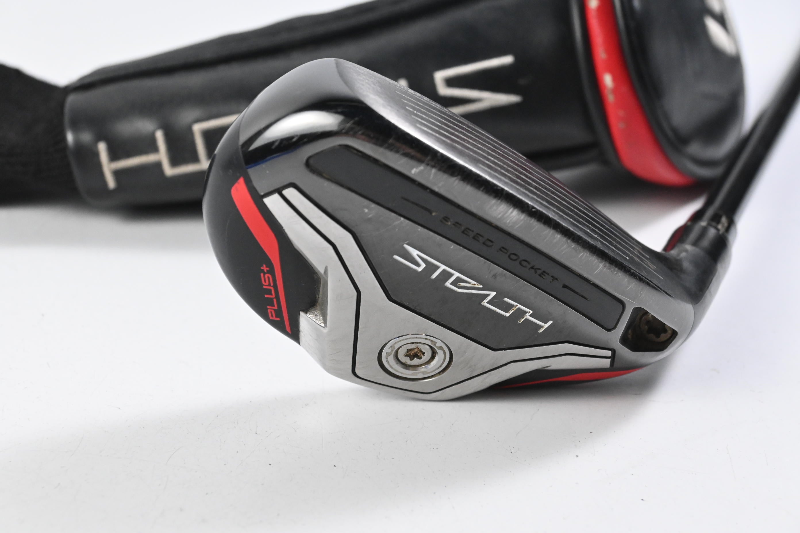 Taylormade Stealth Plus #2 Hybrid / 17 Degree / Stiff Flex HZRDUS Smoke Red RDX