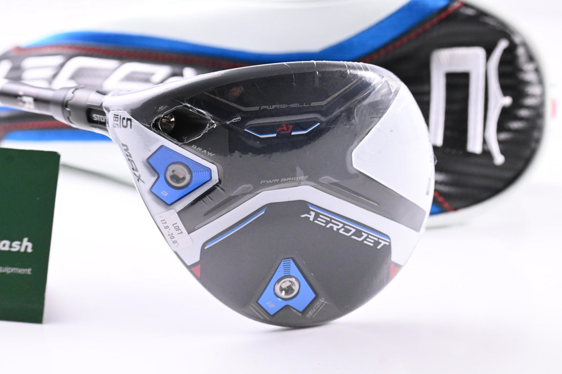 Left Hand Cobra Aerojet Max #5 Wood / 18.5 Degree / Regular Flex UST Helium NC 5