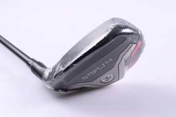 Left Hand Taylormade Stealth Plus #4 Hybrid / 22 Degree / Stiff Flex HZRDUS