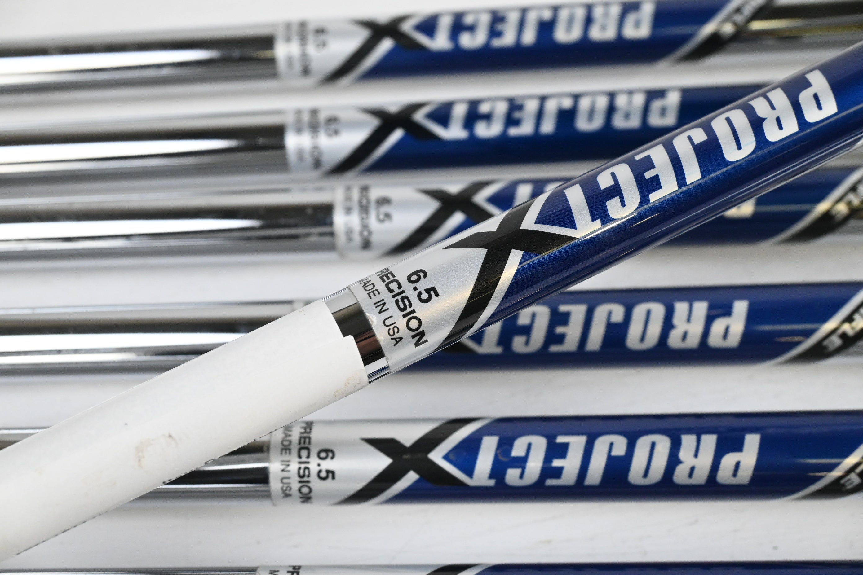 Mizuno Pro 245/JPX Hot Metal Pro Combo Irons / 5-PW+GW / X-Flex Project X Rifle
