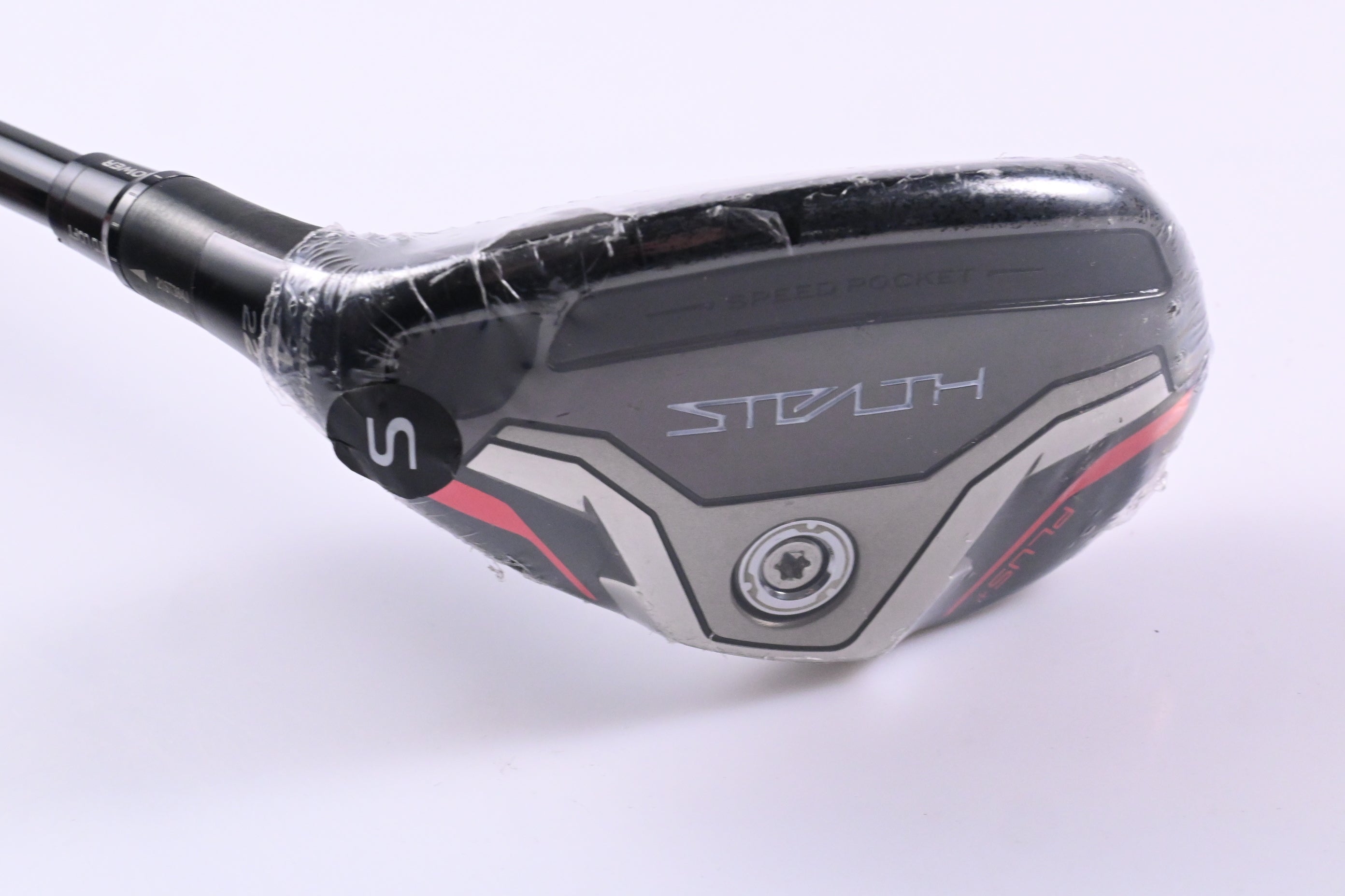 Left Hand Taylormade Stealth Plus #4 Hybrid / 22 Degree / Stiff Flex HZRDUS