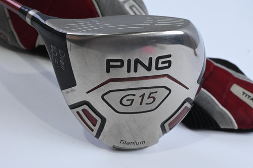 Left Hand Ping G15 Driver / 10.5 Degree / Regular Flex Ping TFC 149 Shaft