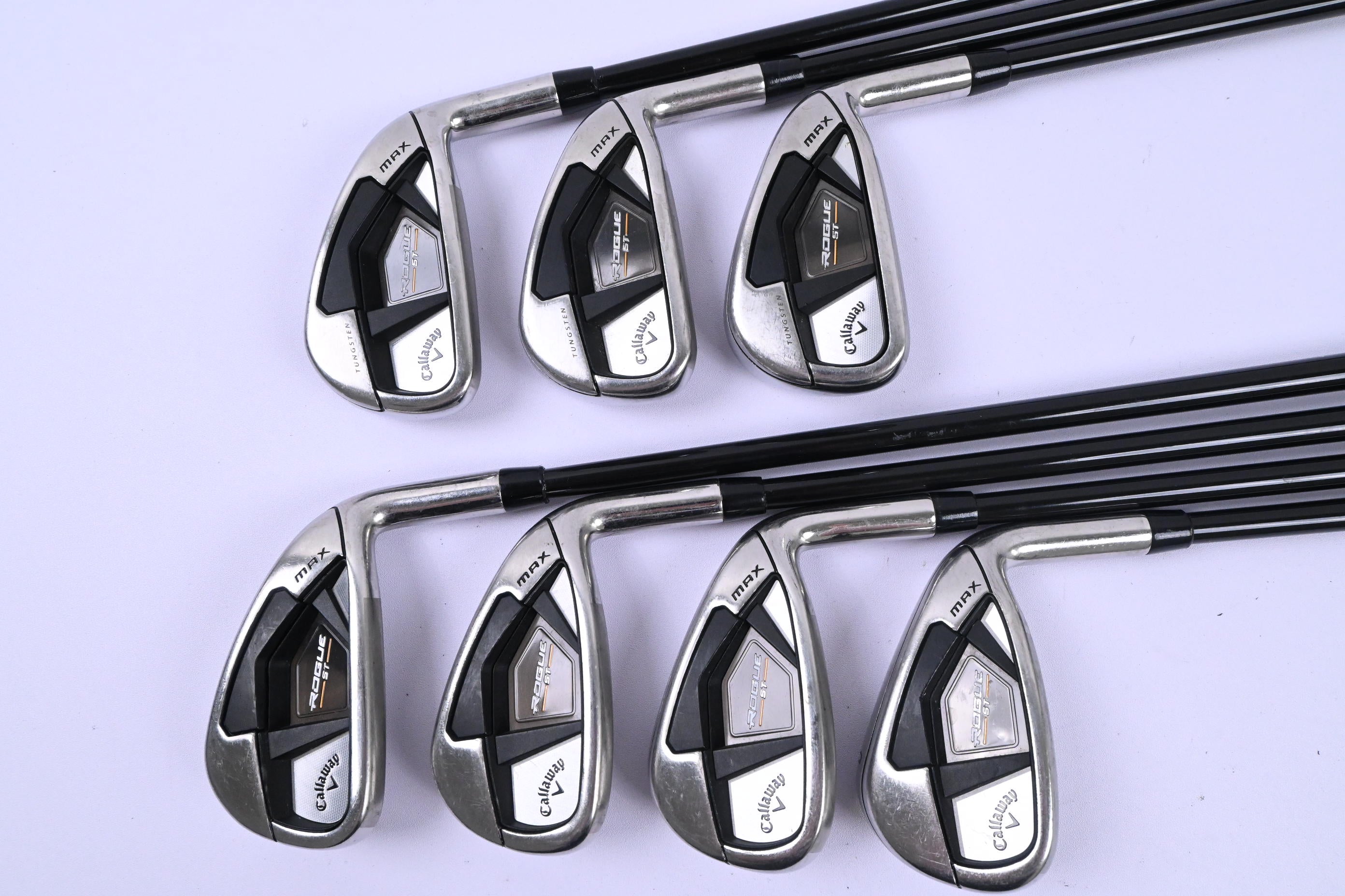Callaway Rogue ST Max Irons / 4-PW / Regular Flex Tensei AV Blue 65 Shafts