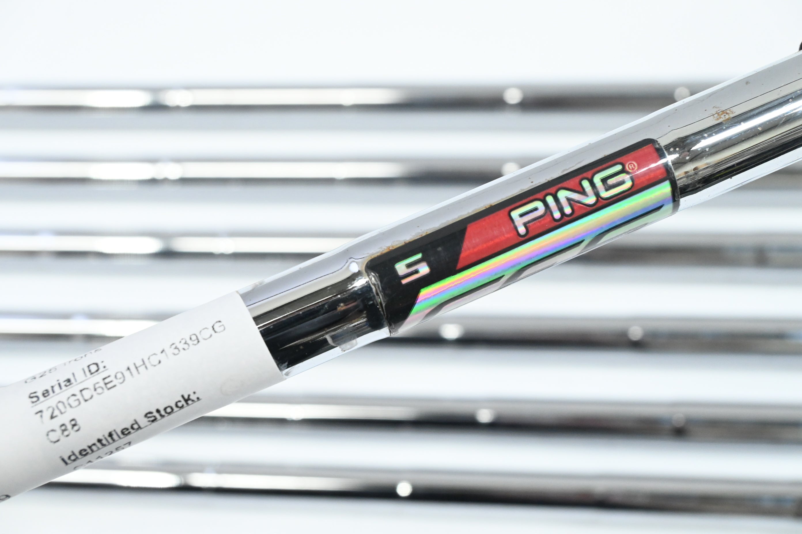 Ping G25 Irons / 5-PW+SW / Silver Dot / Stiff Flex Ping CFS Shafts