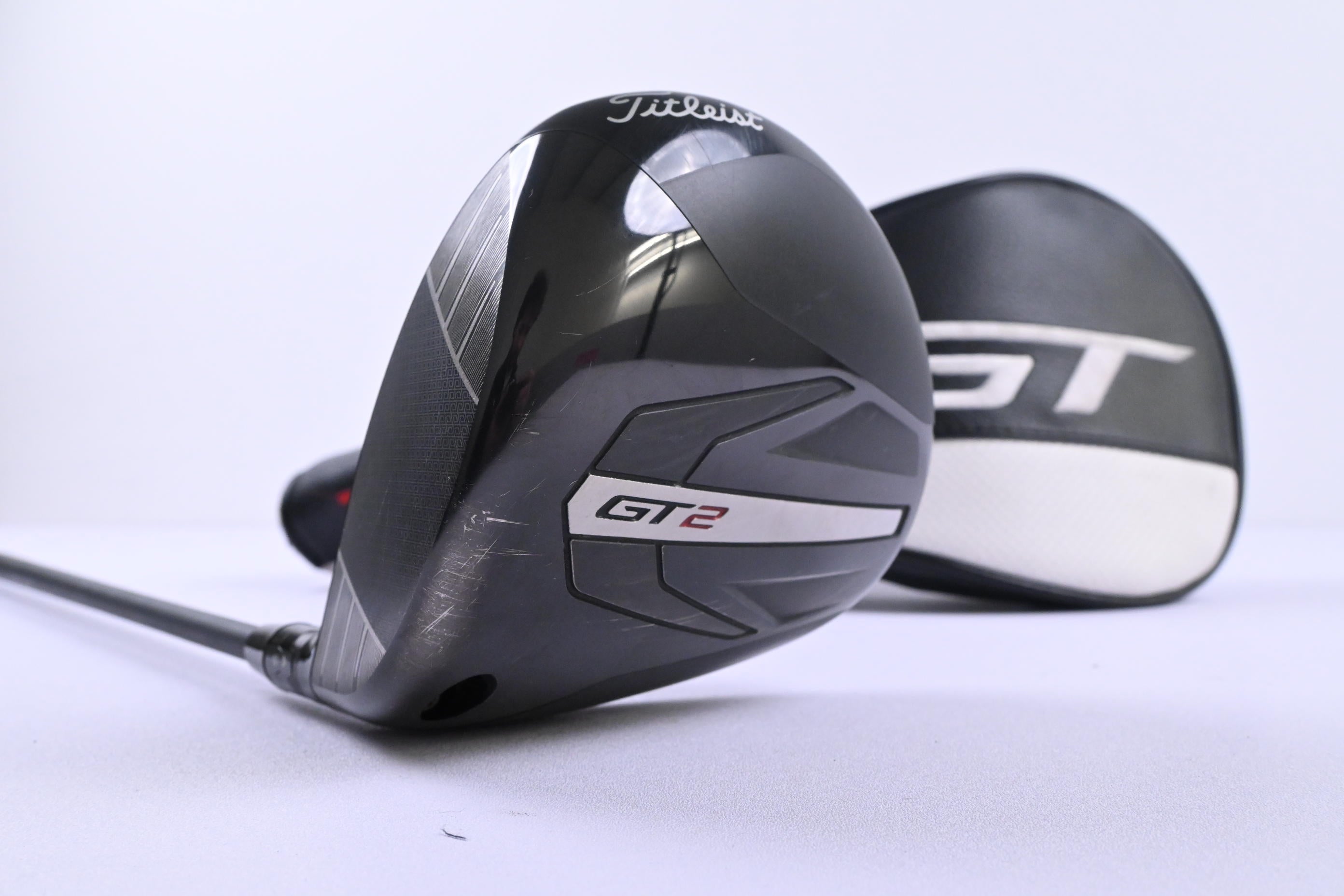 Left Hand Titleist GT2 Driver / 10 Degree / X-Stiff Flex HZRDUS Smoke Green RDX