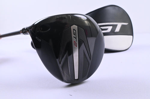 Left Hand Titleist GT2 Driver / 10 Degree / X-Stiff Flex HZRDUS Smoke Green RDX