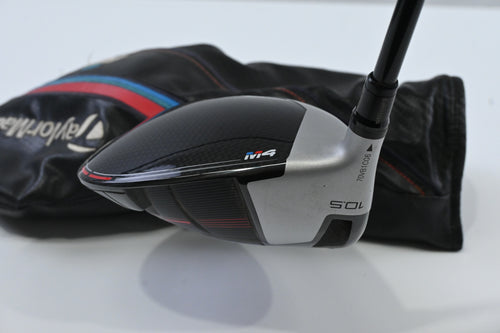 Left Hand Taylormade M4 Driver / 10.5 Degree / Regular Flex Fujikura Atmos Red 5