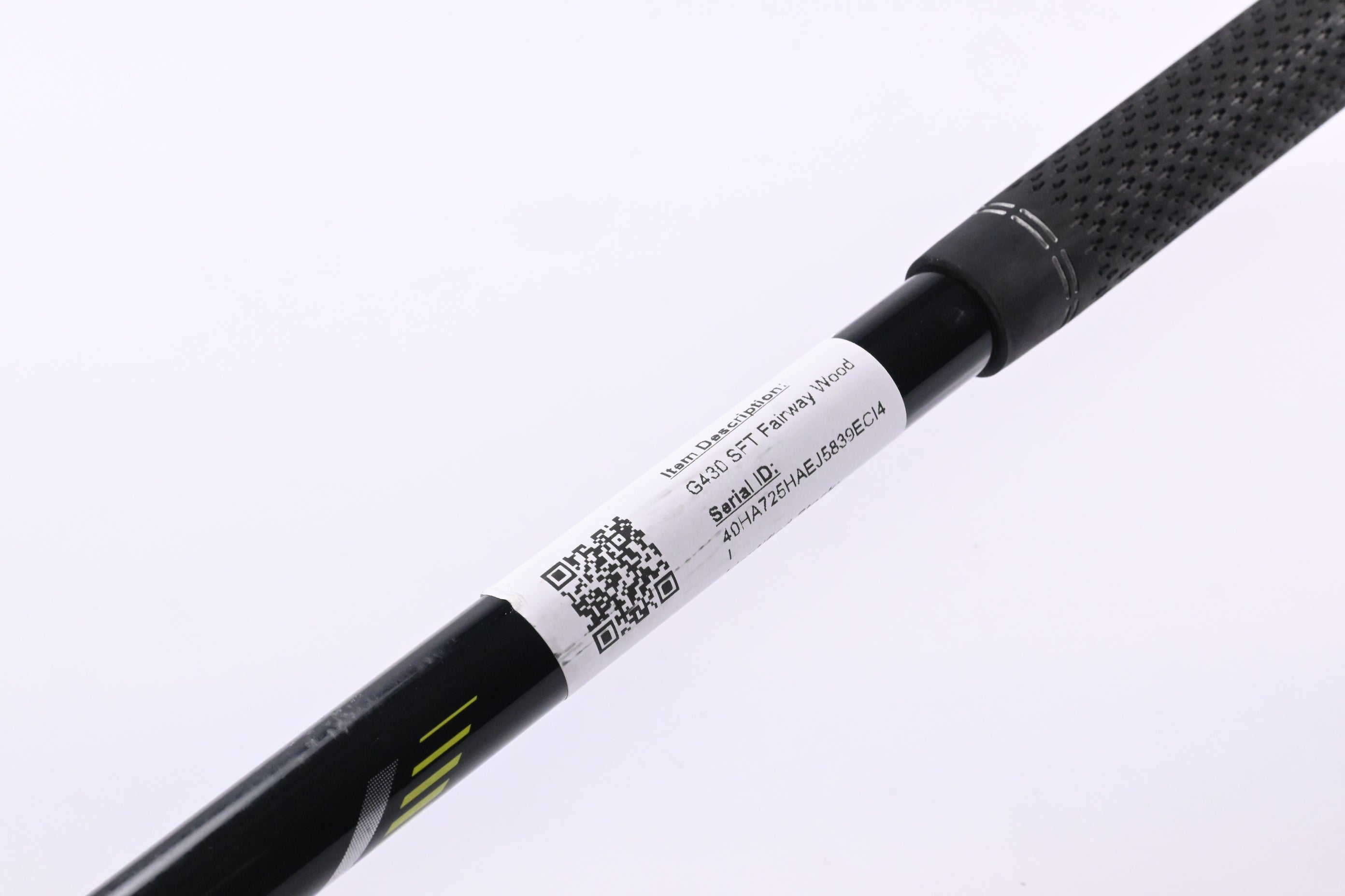 Ping G430 SFT #3 Wood / 16 Degree / Regular Flex Ping Alta CB Black 65 Shaft