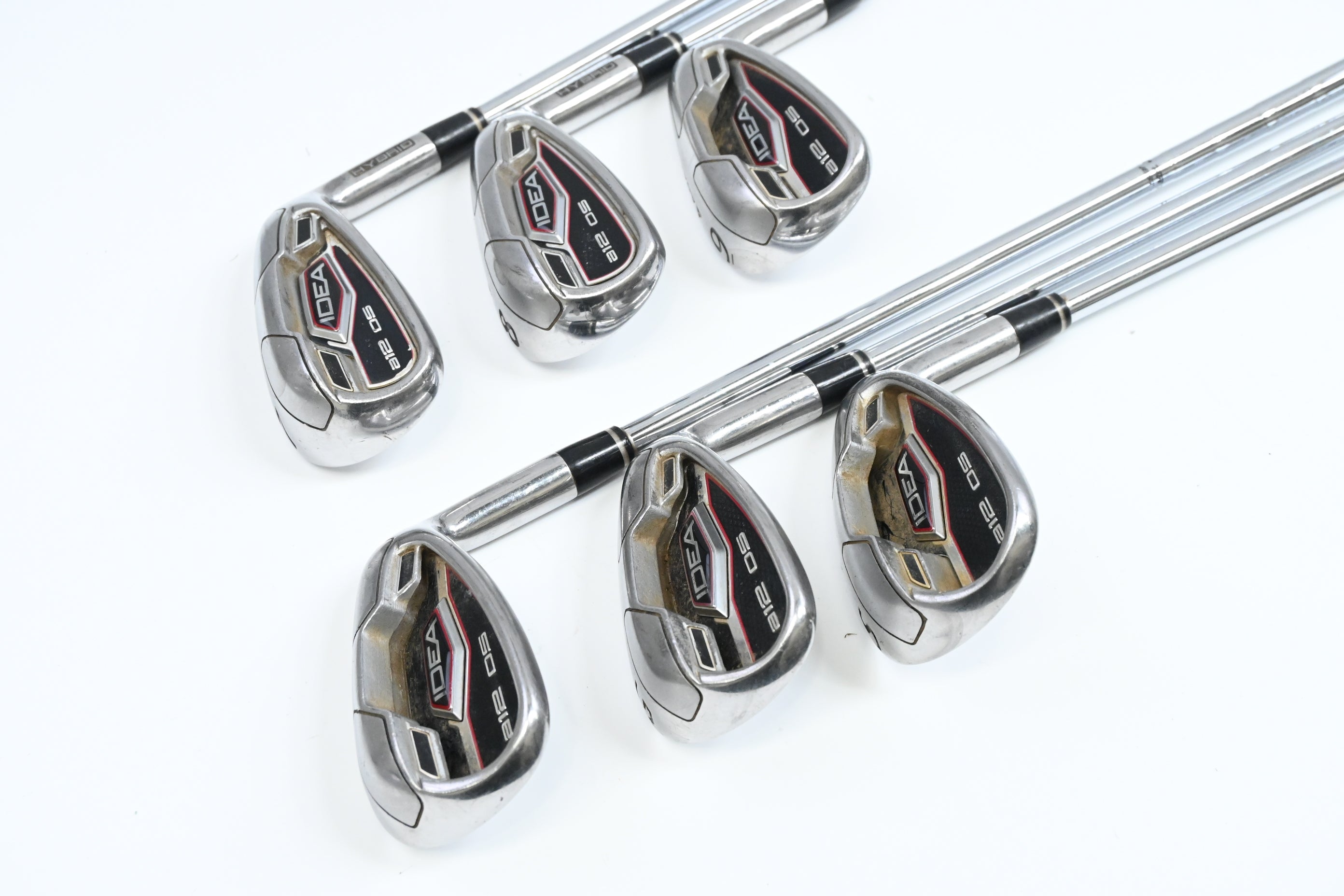 Adams Idea A12 OS Irons / 7-PW+GW+SW / Regular Flex Performance 85 Shafts