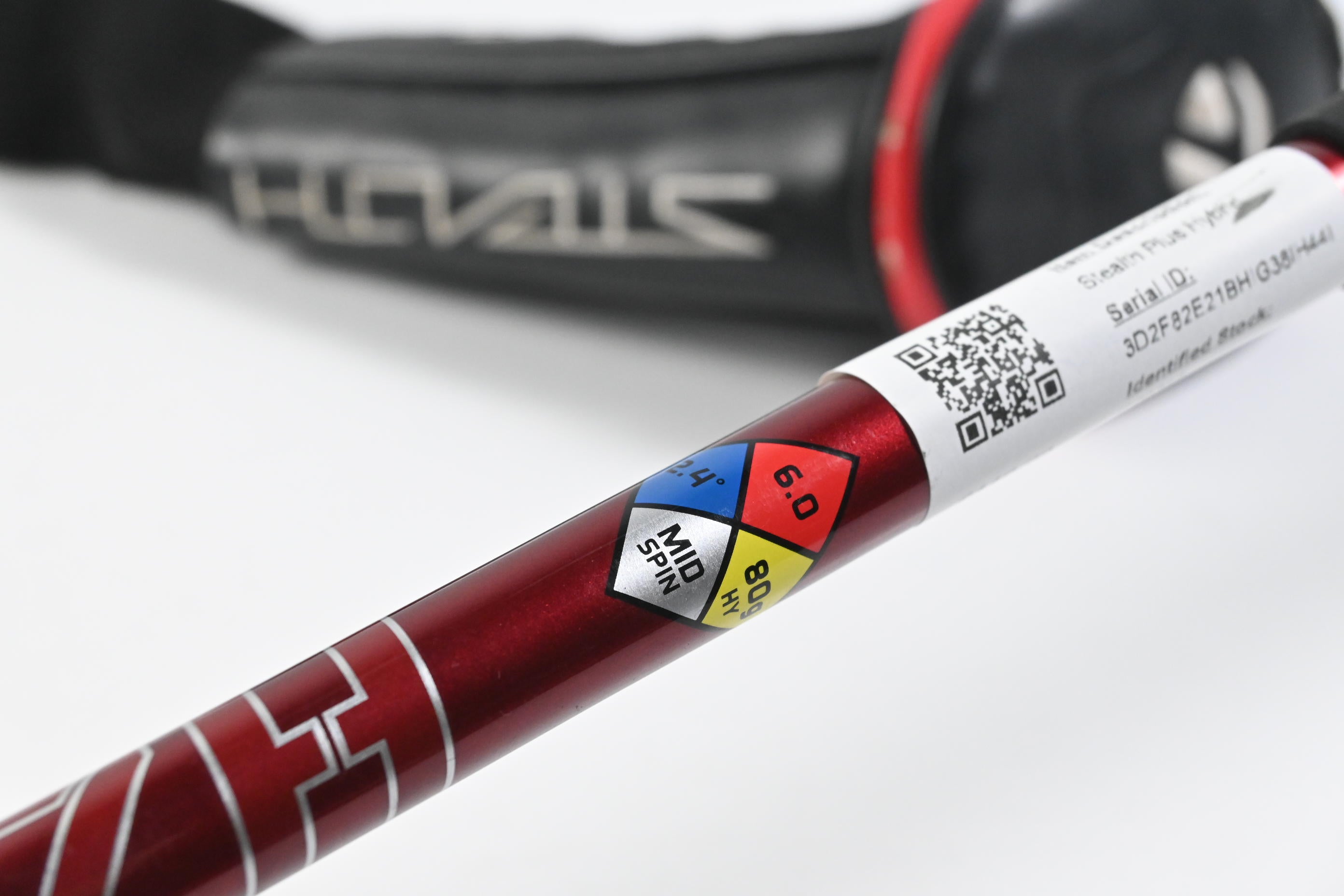 Taylormade Stealth Plus #2 Hybrid / 17 Degree / Stiff Flex HZRDUS Smoke Red RDX