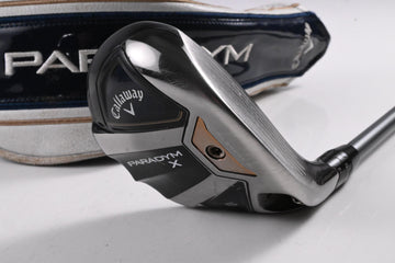 Callaway Paradym X #6 Hybrid / 27 Degree / Regular Flex HZRDUS Silver 65 Shaft