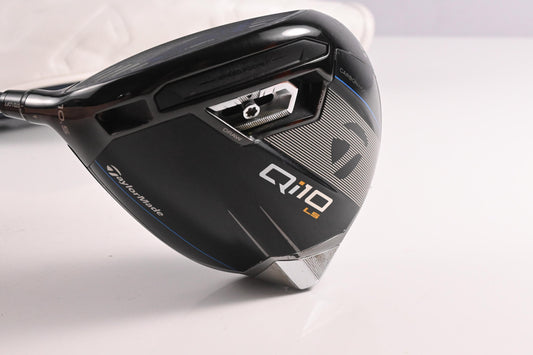 Left Hand Taylormade Qi10 LS Driver / 10.5 Degree / Stiff Flex Evenflow Riptide