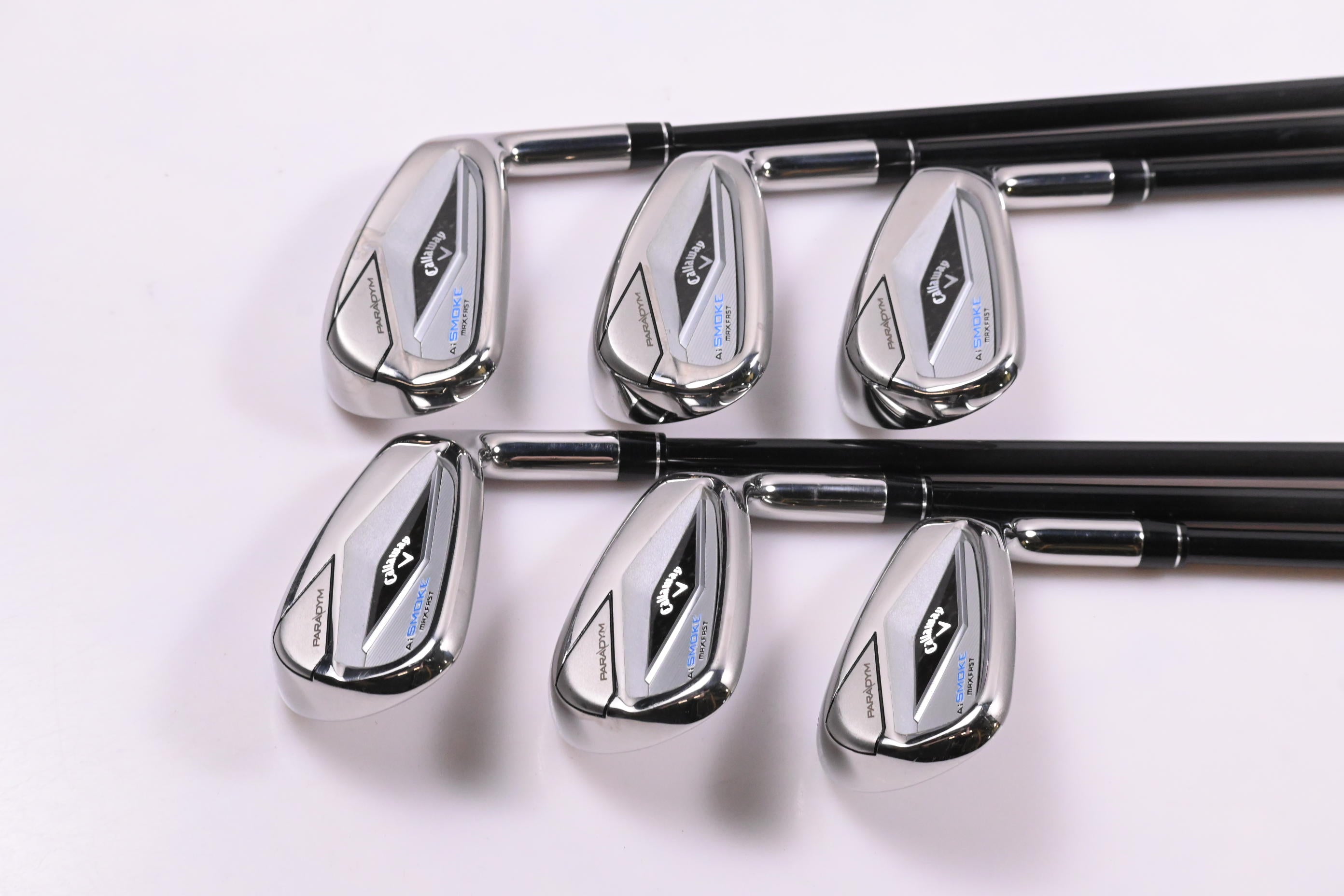 Callaway Paradym Ai Smoke Max Fast Irons / 6-PW+GW / Senior Flex Tensei Blue 40