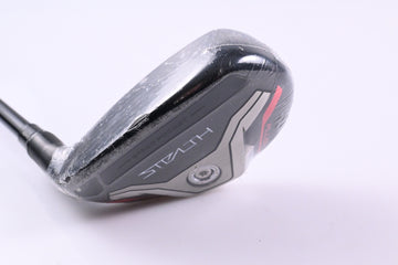 Left Hand Taylormade Stealth Plus #3 Hybrid / 19.5 Degree / Stiff Flex HZRDUS