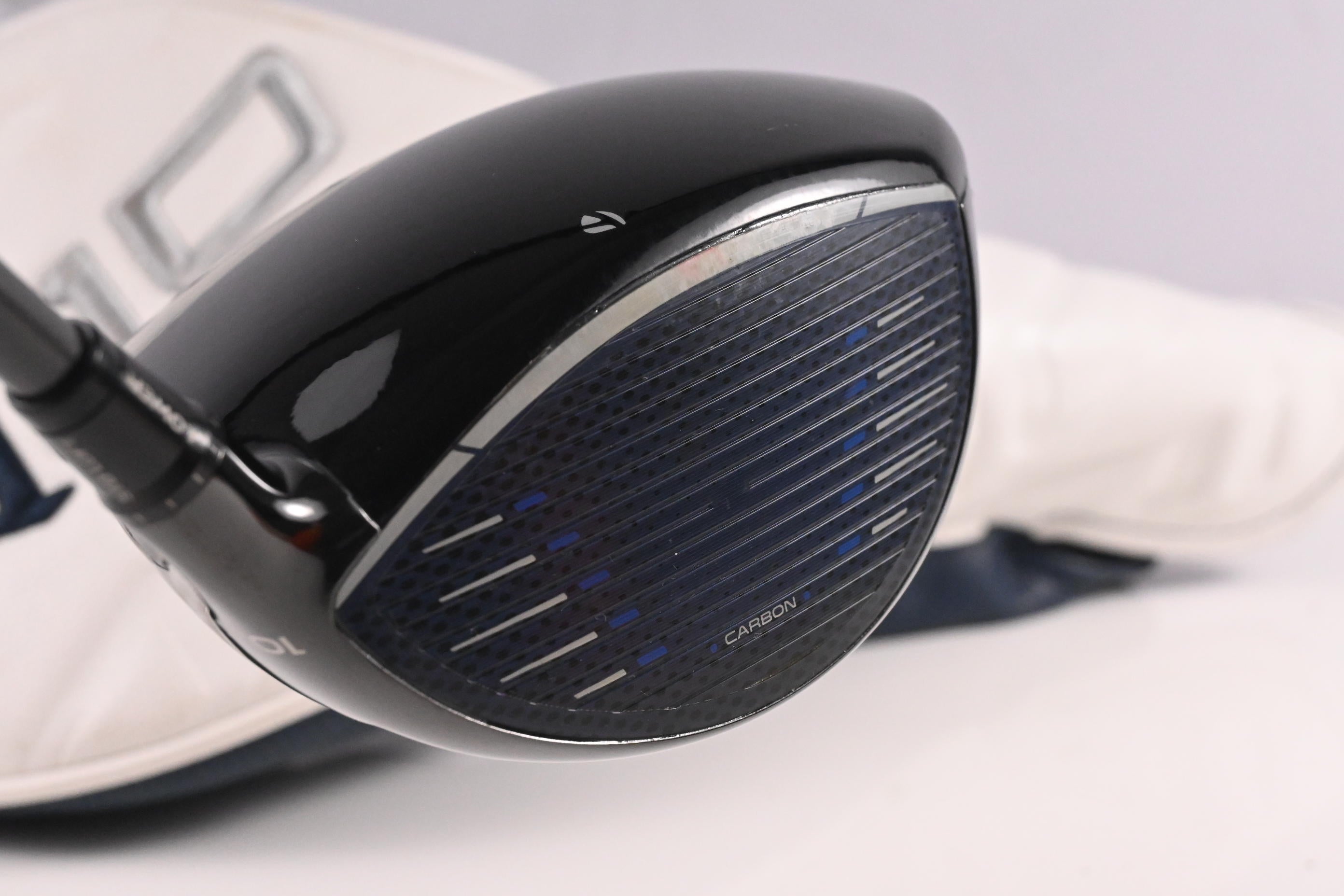 Left Hand Taylormade Qi10 LS Driver / 10.5 Degree / Stiff Flex Evenflow Riptide