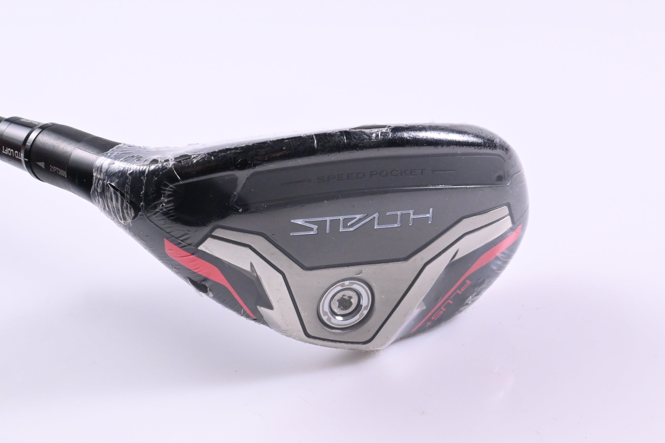 Left Hand Taylormade Stealth Plus #3 Hybrid / 19.5 Degree / Stiff Flex HZRDUS