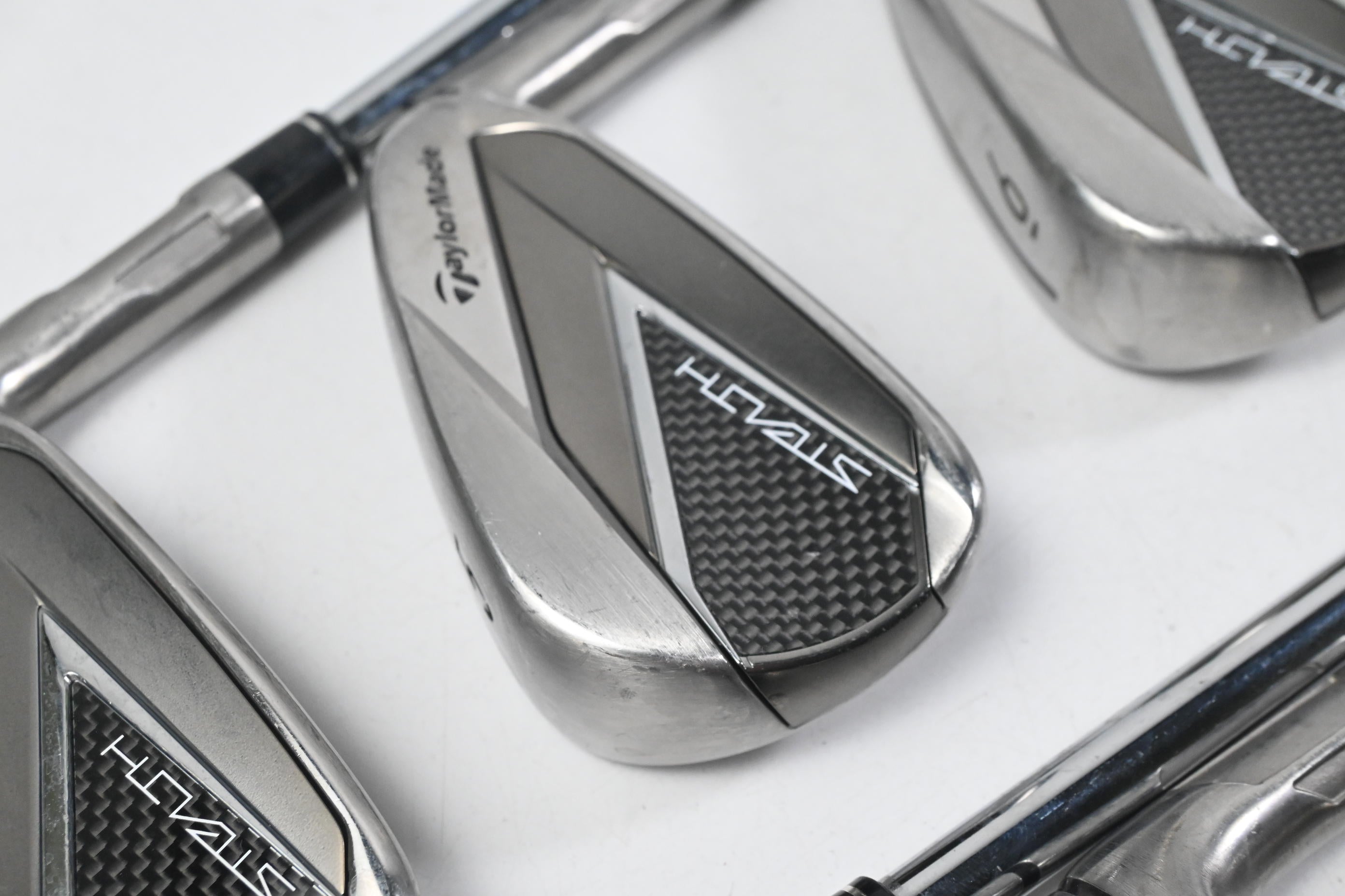 Taylormade Stealth Irons / 4-9i / Stiff Flex KBS MAX MT 85 Shafts