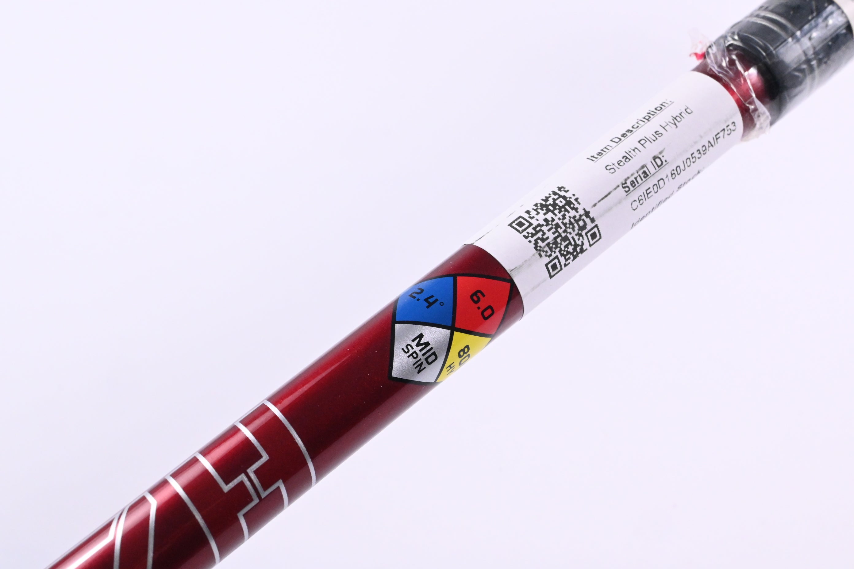 Left Hand Taylormade Stealth Plus #3 Hybrid / 19.5 Degree / Stiff Flex HZRDUS
