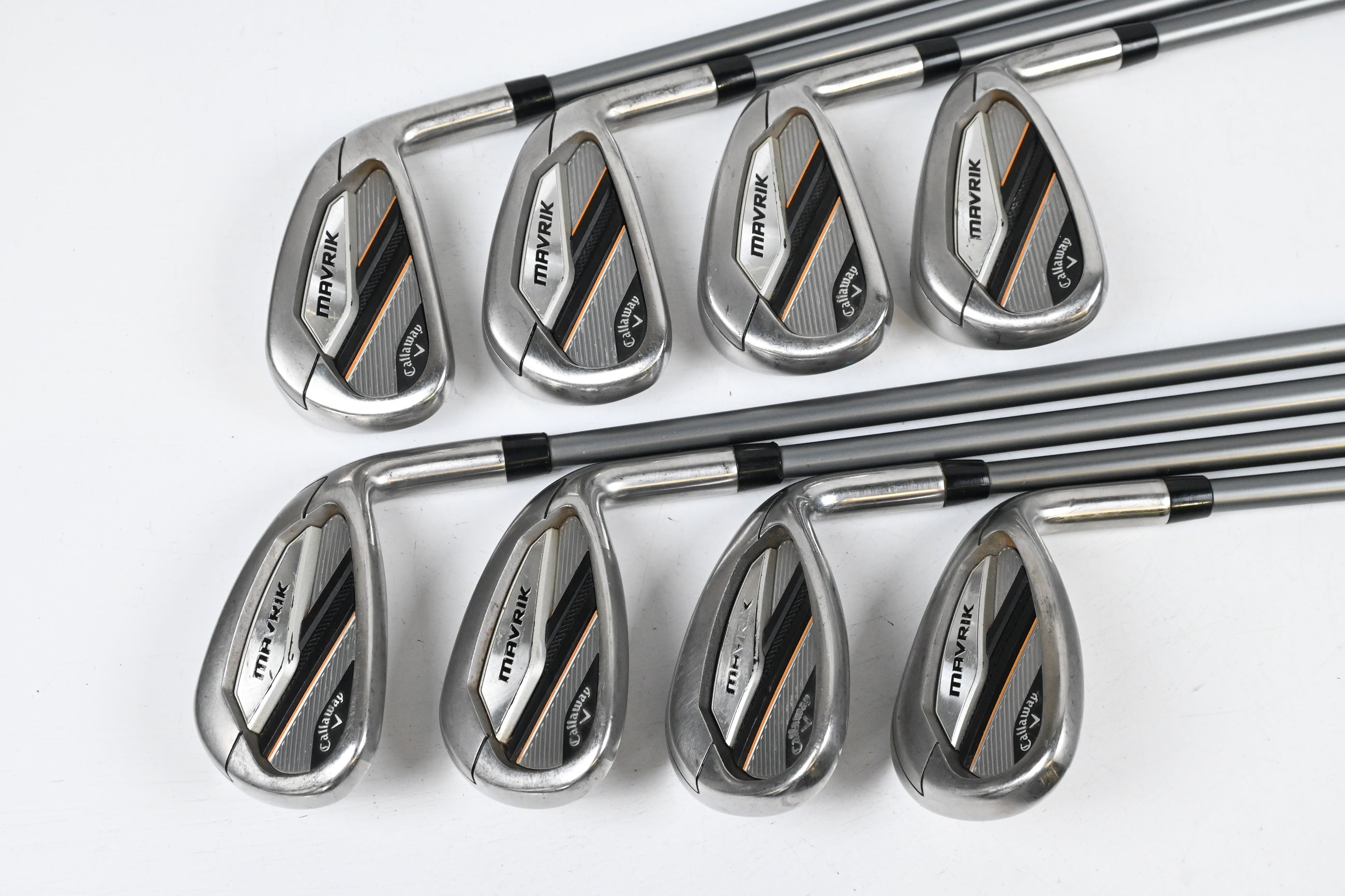 Callaway Mavrik Irons / 5-PW+GW+SW / Regular Flex Catalyst 65 Shafts