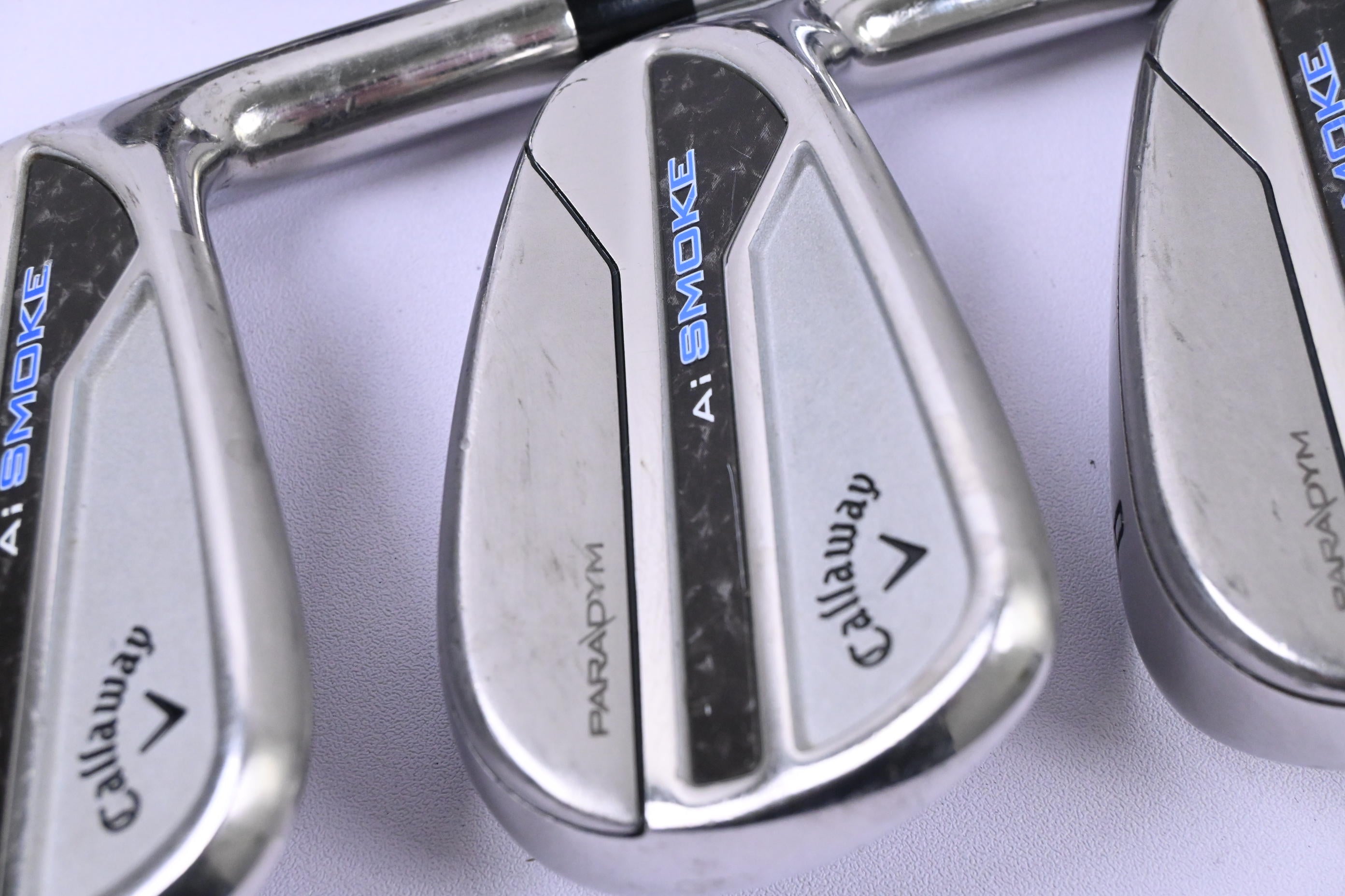 Callaway Paradym Ai Smoke Irons / 4-PW / Stiff Flex Elevate MPH 95 Shafts