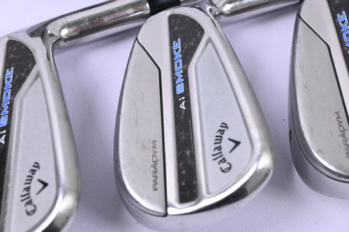Callaway Paradym Ai Smoke Irons / 4-PW / Stiff Flex Elevate MPH 95 Shafts