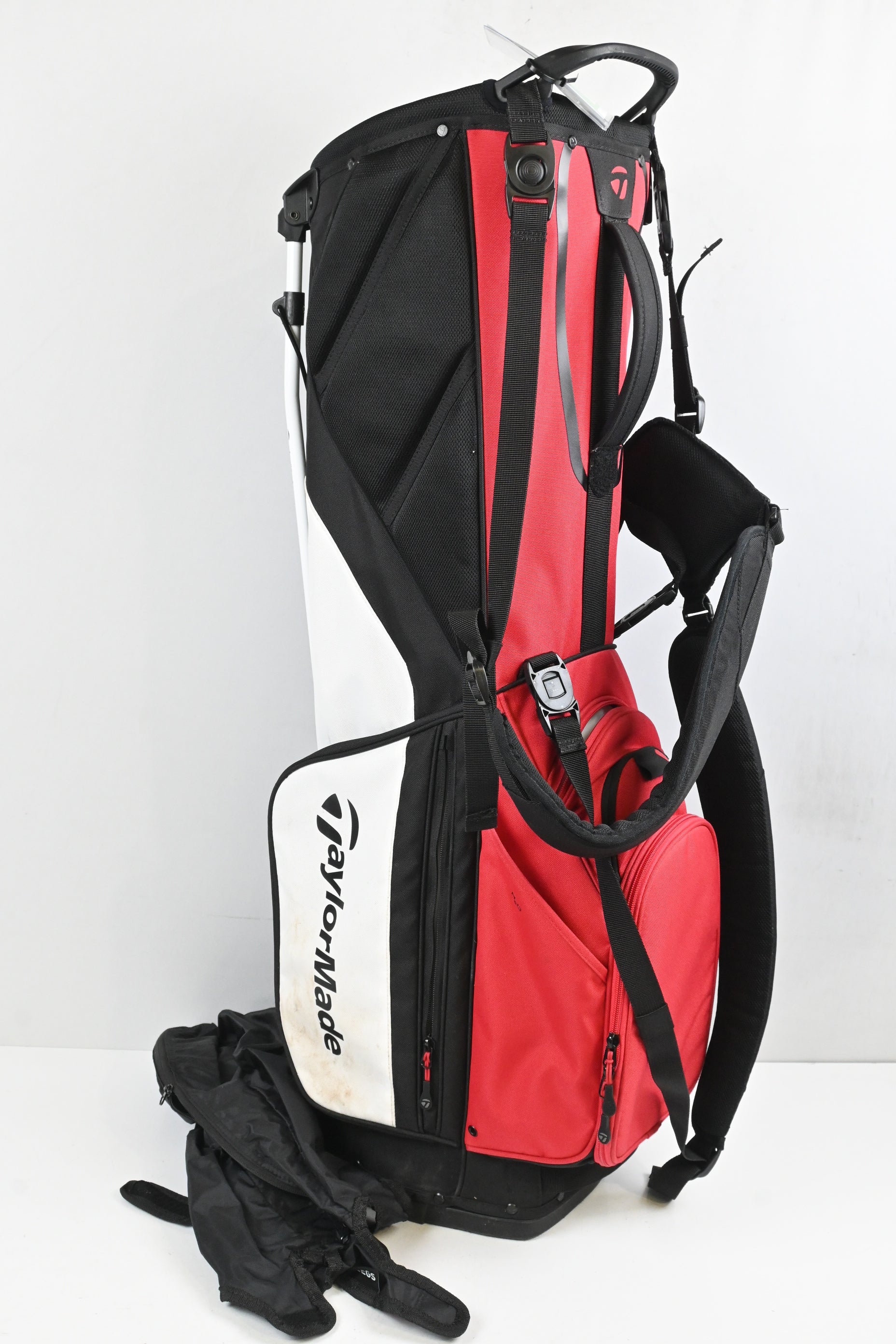 Taylormade Flex Tech Crossover Stand Bag / 14 Way Divider / Red, Black & White