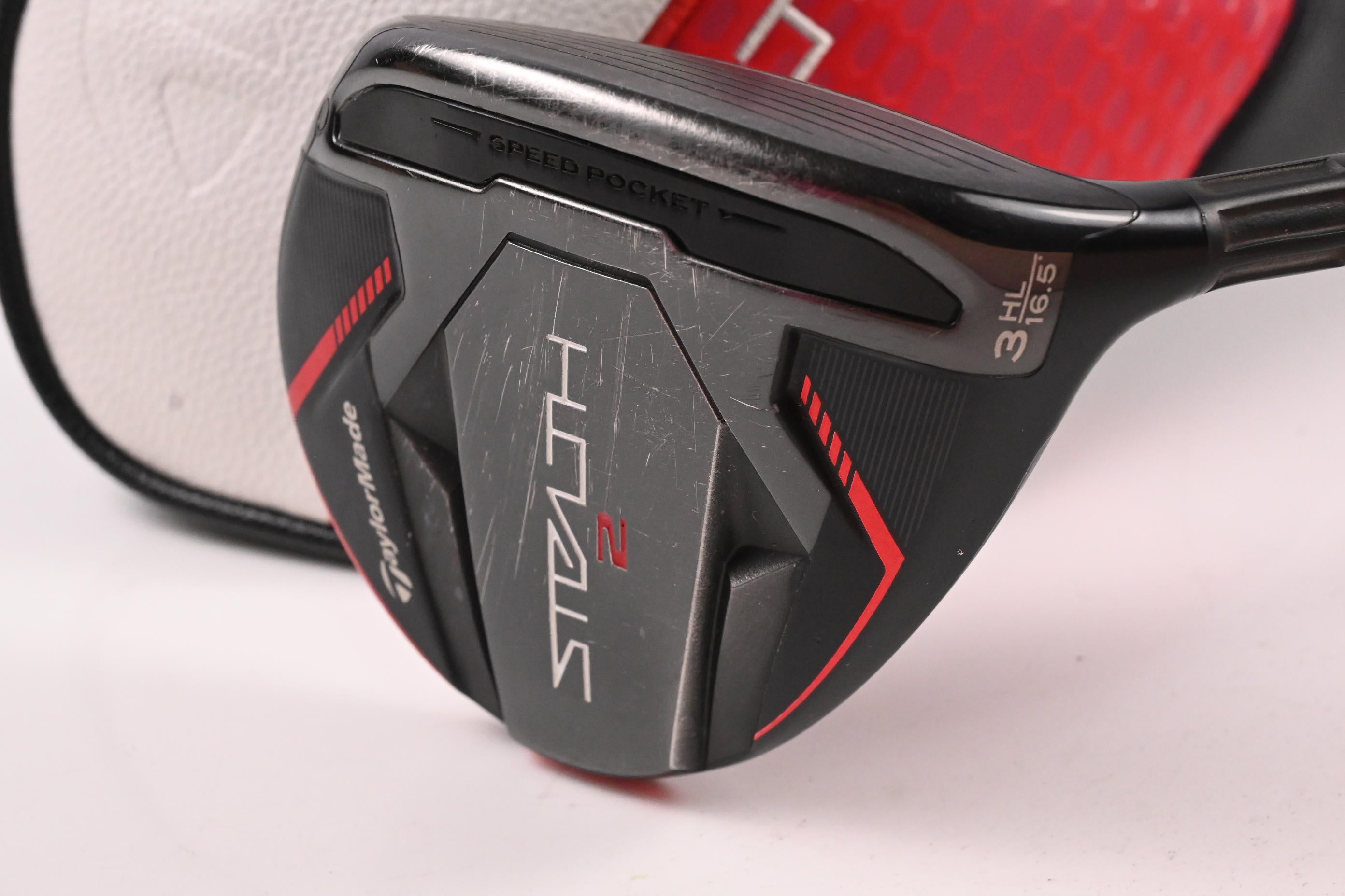 Taylormade Stealth 2 #3 Wood / 16.5 Degree / Stiff Flex Matrix White tie 70 Shaft