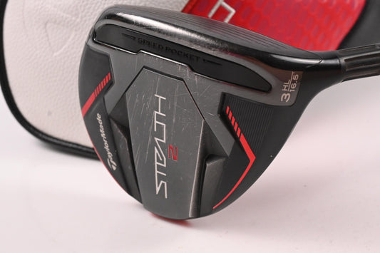 Taylormade Stealth 2 #3 Wood / 16.5 Degree / Stiff Flex Matrix White tie 70