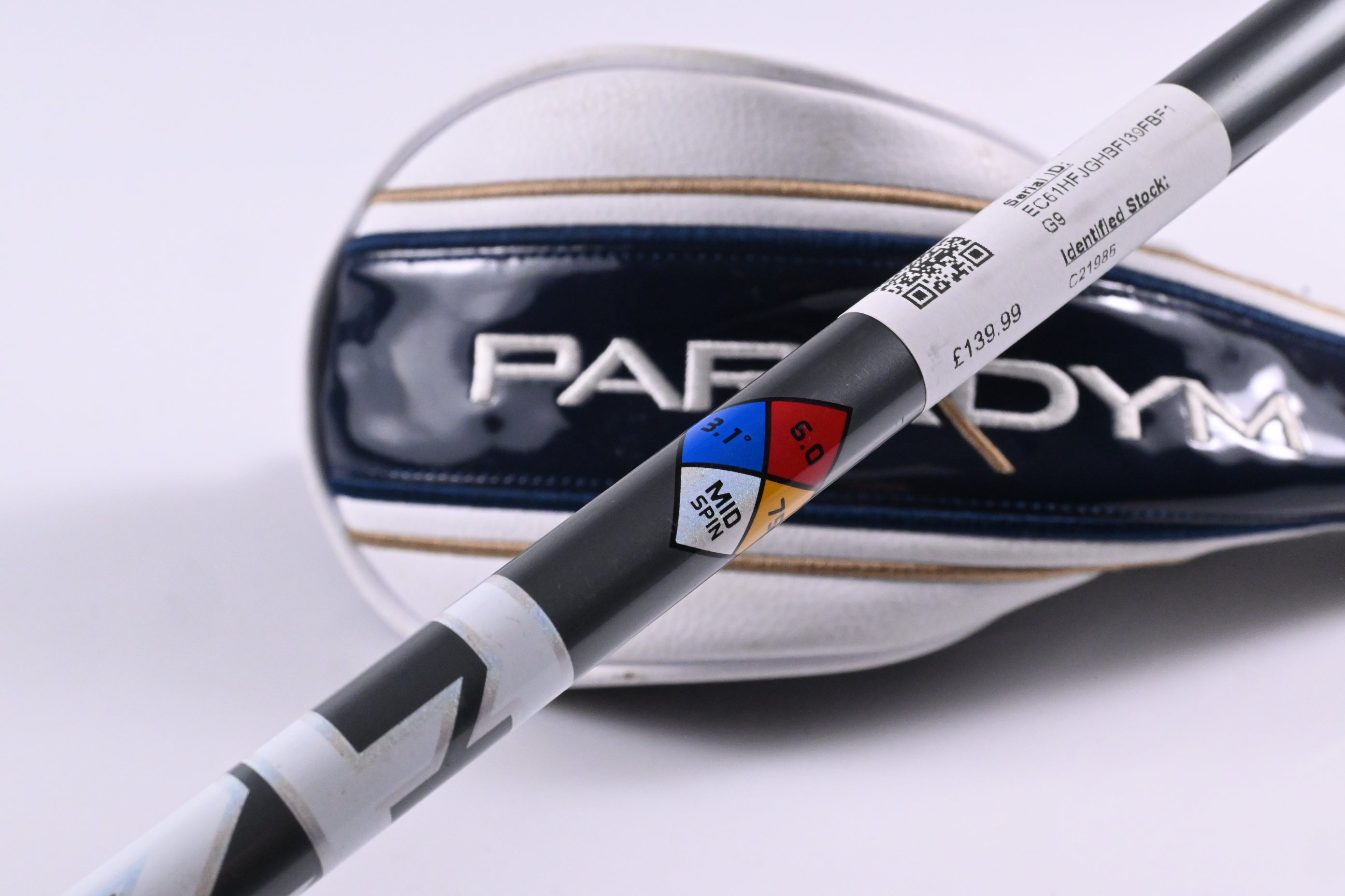 Callaway Paradym #3 Hybrid / 21 Degree / Stiff Flex HZRDUS Silver 75 Shaft