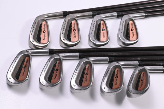 Taylormade Firesole Irons / 3-PW+SW / Regular Flex Taylormade Bubble 80 Shafts