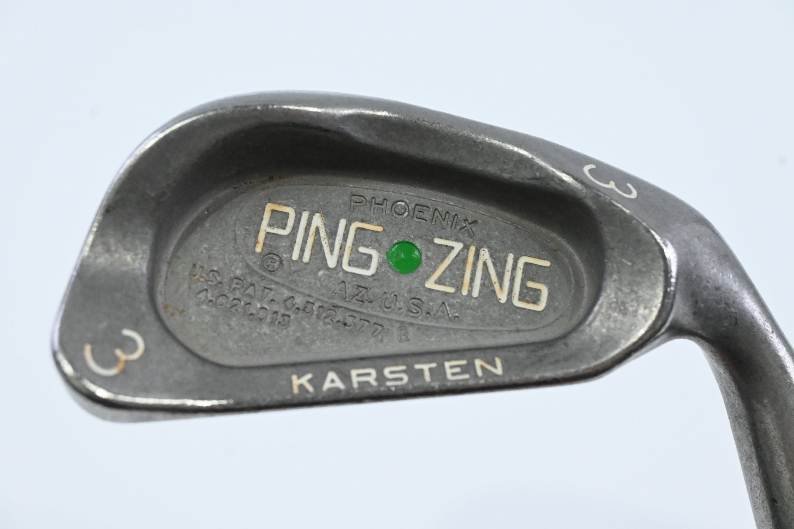 Ping Zing #3 Iron / 20.5 Degree / Green Dot / Regular Flex Ping KT-M Shaft