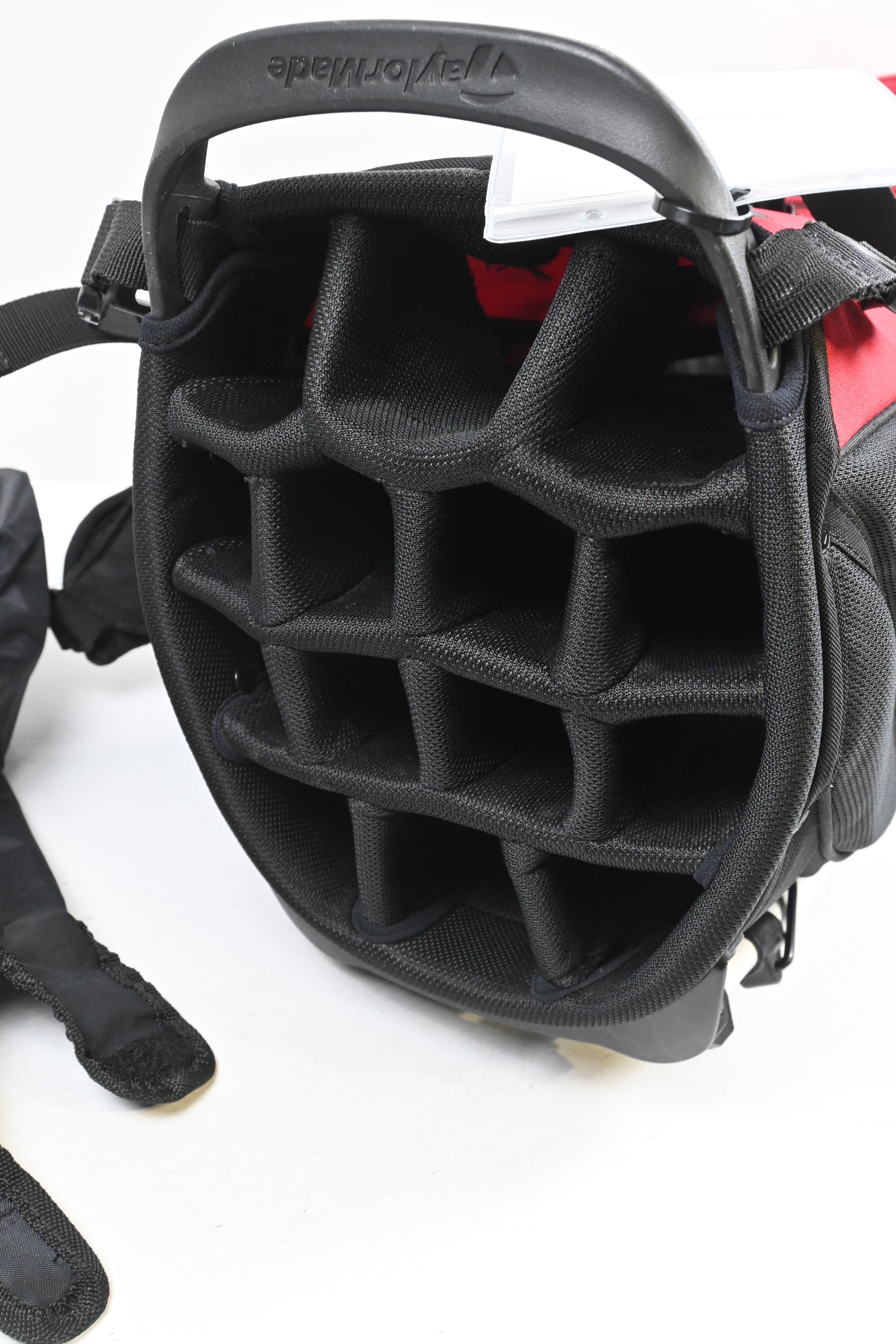 Taylormade Flex Tech Crossover Stand Bag / 14 Way Divider / Red, Black & White