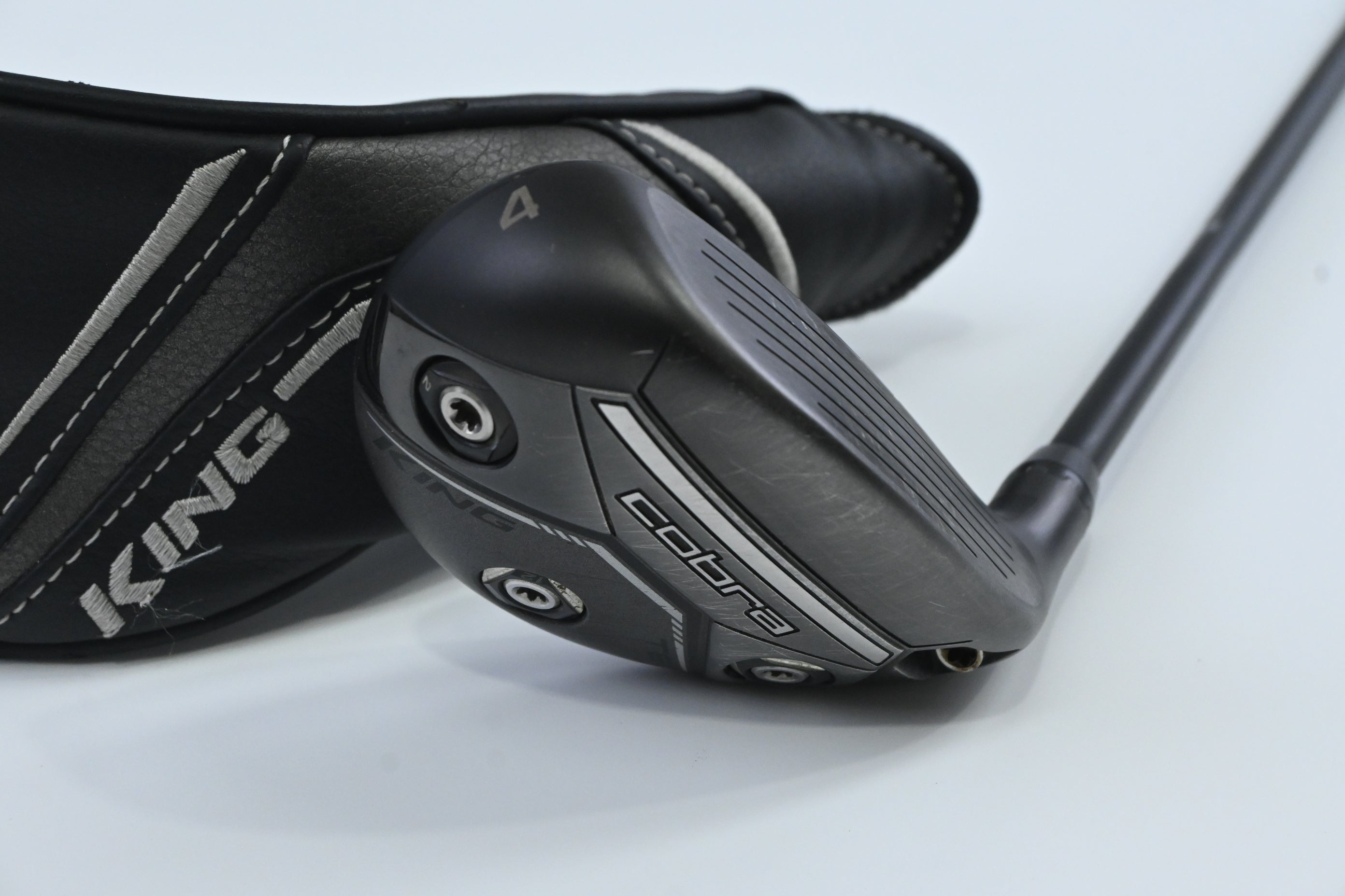 Cobra King Tec 2023 #4 Hybrid / 21 Degree / Stiff Flex MMT 80 Shaft