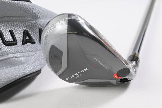 Callaway Quantum Max #3 Hybrid / 19 Degree / Stiff Flex Denali Frost Silver 70