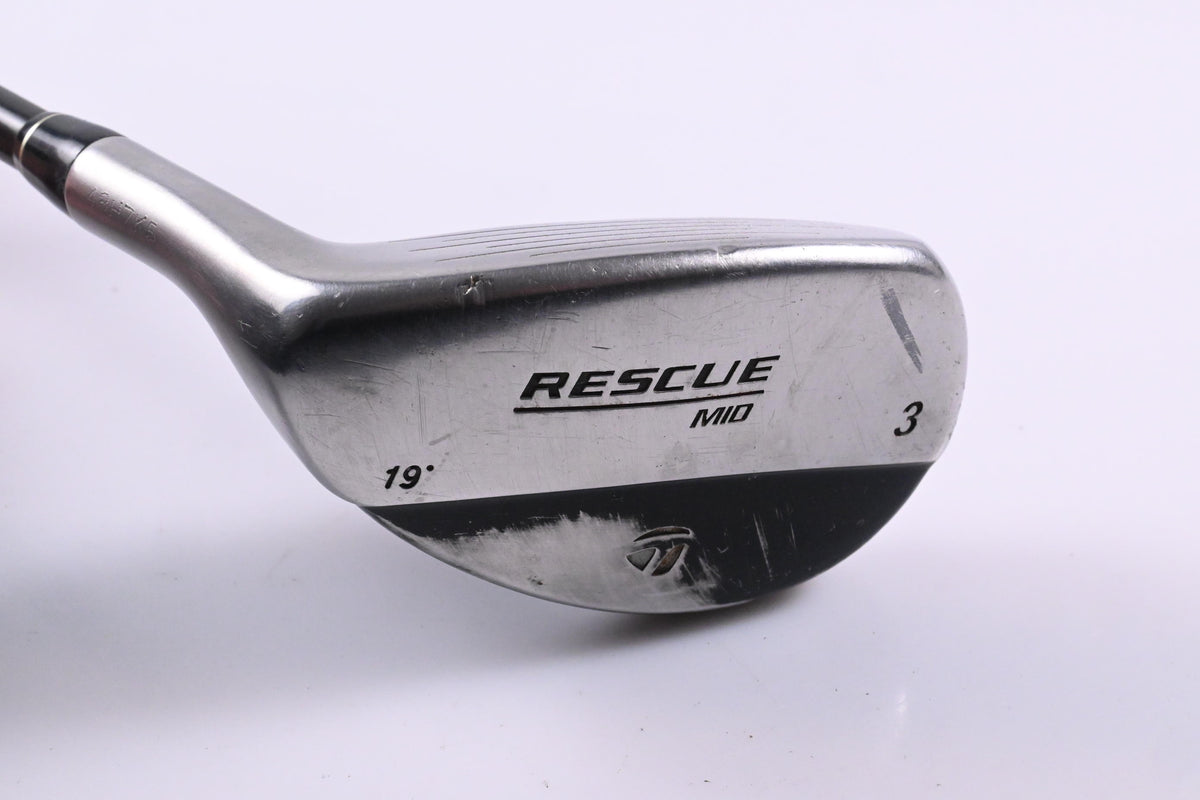 Left Hand Taylormade Rescue Mid #3 Hybrid / 19 Degree / Regular Flex Taylormade