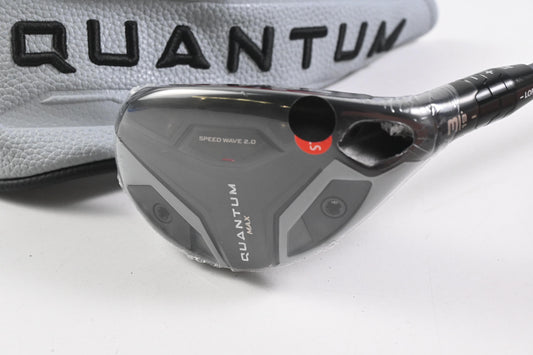Callaway Quantum Max #3 Hybrid / 19 Degree / Stiff Flex Denali Frost Silver 70