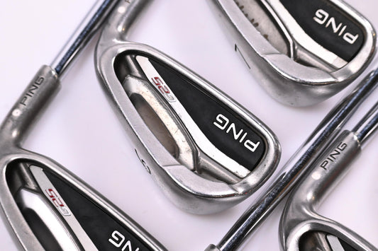 Ping G25 Irons / 5-PW+GW+SW / White Dot / Stiff Flex Ping CFS Shafts