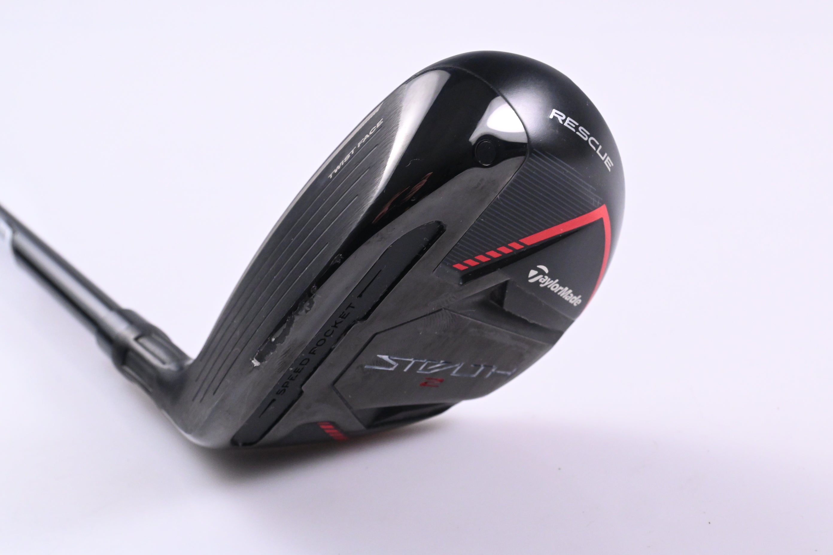 Left Hand Taylormade Stealth 2 #4 Hybrid / 22 Degree / Stiff Flex Ventus TR Red