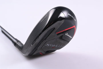 Left Hand Taylormade Stealth 2 #4 Hybrid / 22 Degree / Stiff Flex Ventus TR Red
