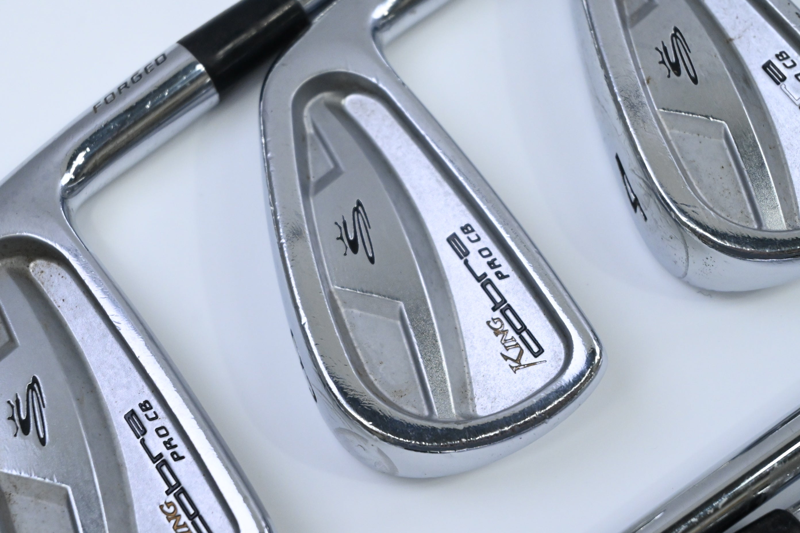 Cobra Pro CB Irons / 2-PW / Regular Plus Flex Project X Rifle Shafts