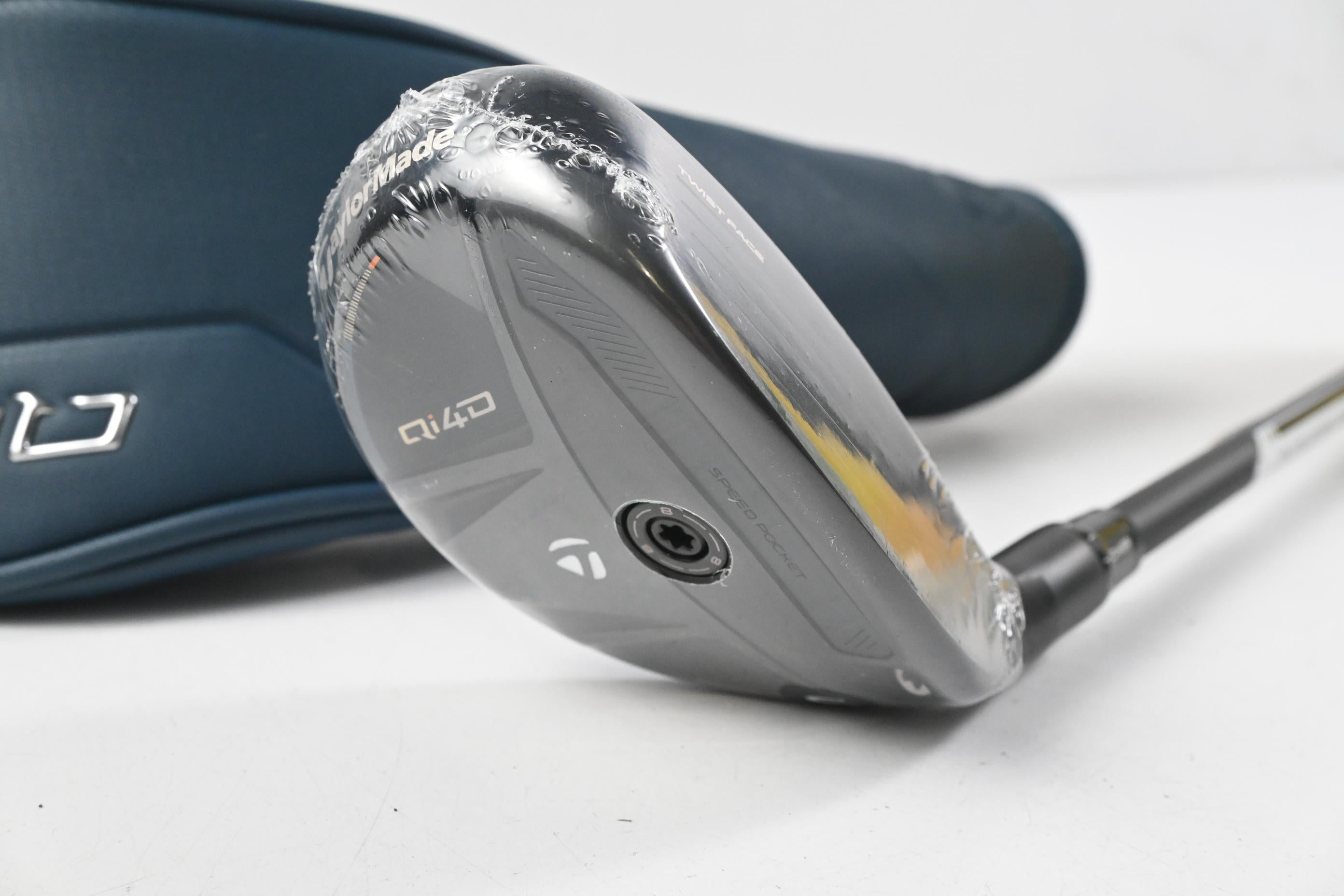 Taylormade Qi4D #3 Hybrid / 19 Degree / Stiff Flex KBS Reax 75 Shaft