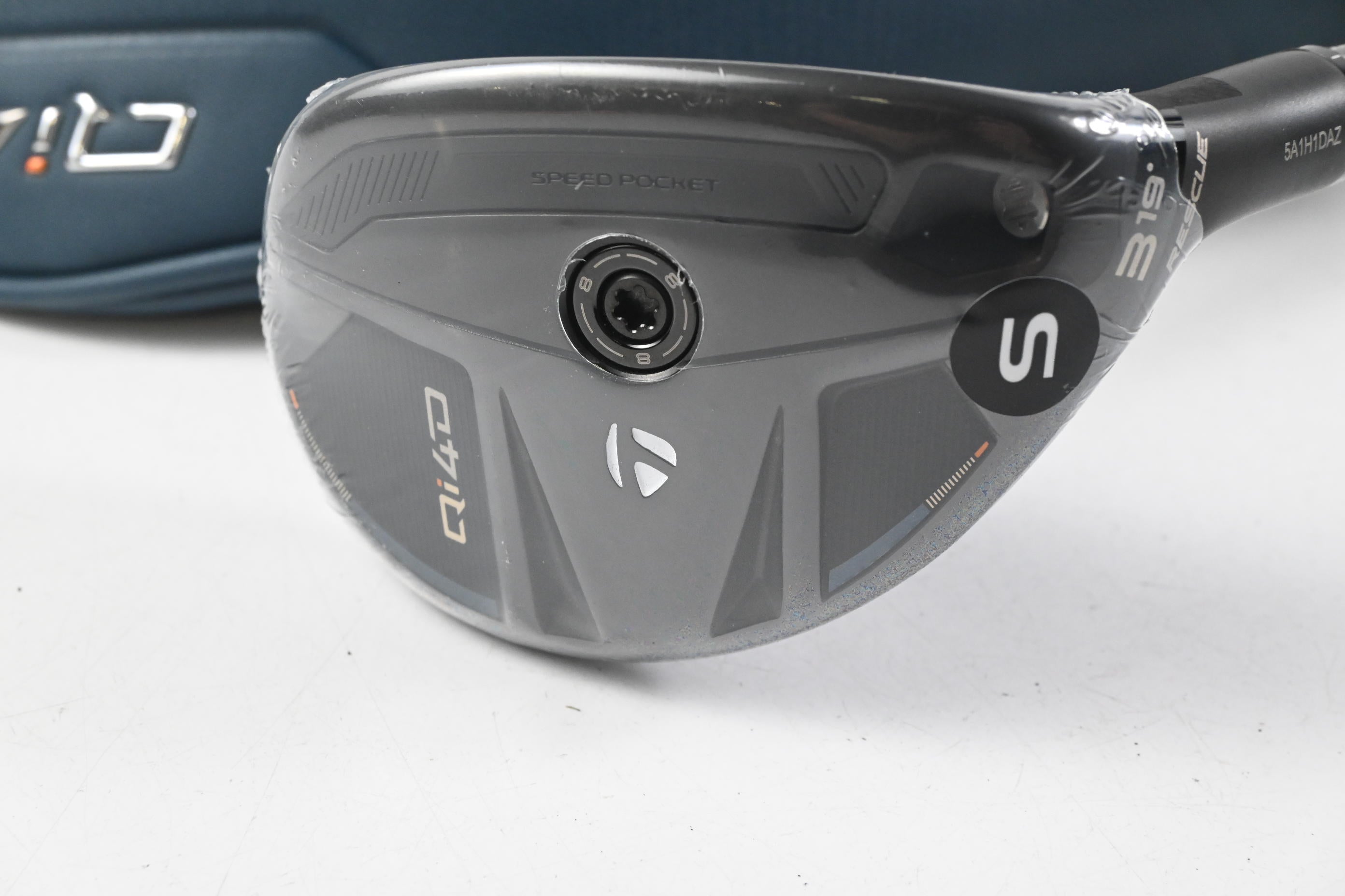 Taylormade Qi4D #3 Hybrid / 19 Degree / Stiff Flex KBS Reax 75 Shaft