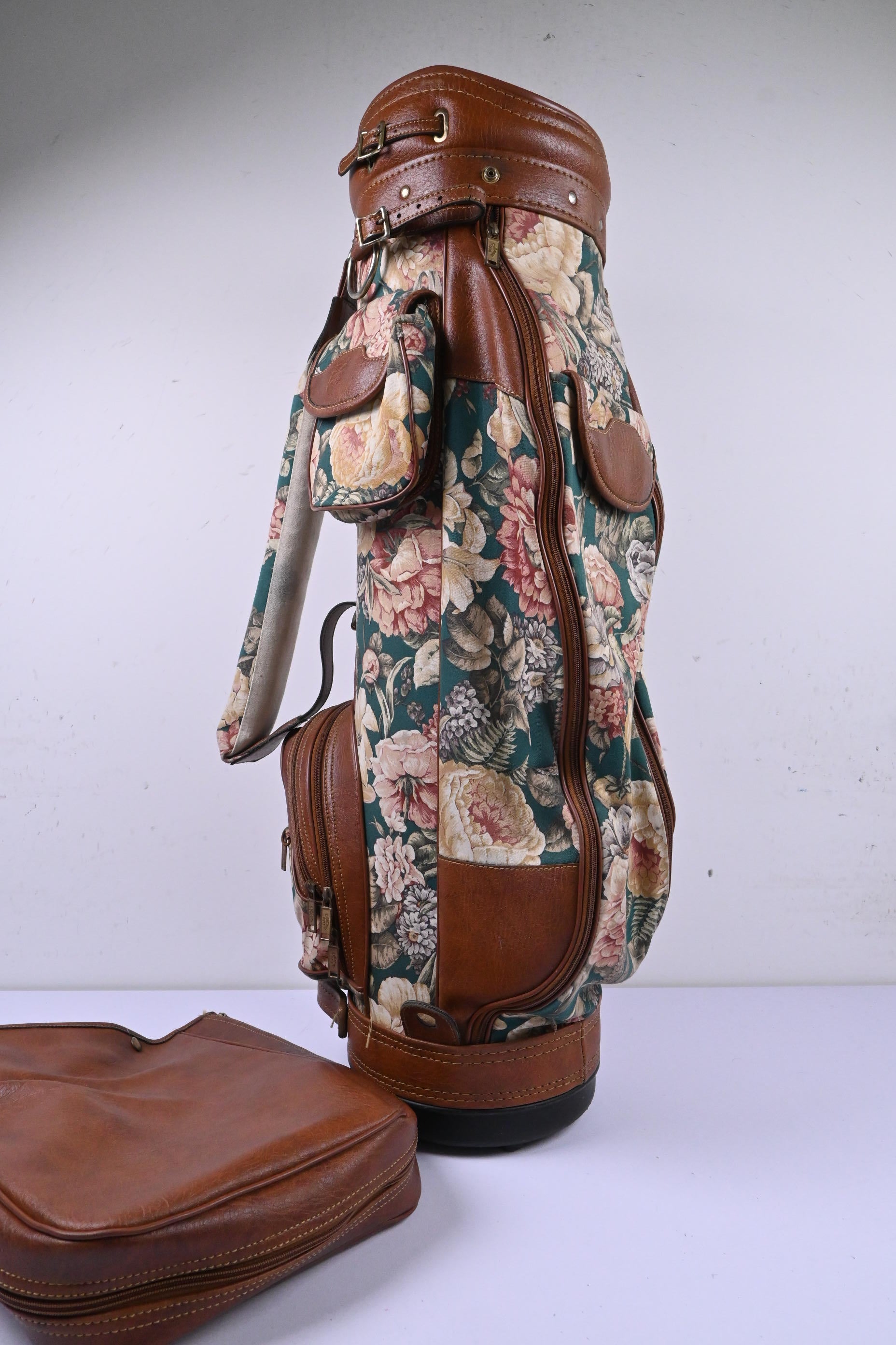 Callaway Vintage Floral Cart Bag / 6-Way Divider / Floral