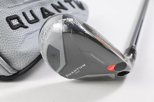 Callaway Quantum Max #3 Hybrid / 19 Degree / Stiff Flex Denali Frost Silver 70