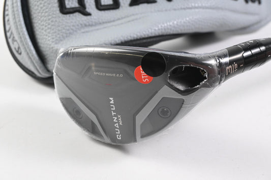 Callaway Quantum Max #3 Hybrid / 19 Degree / Stiff Flex Denali Frost Silver 70