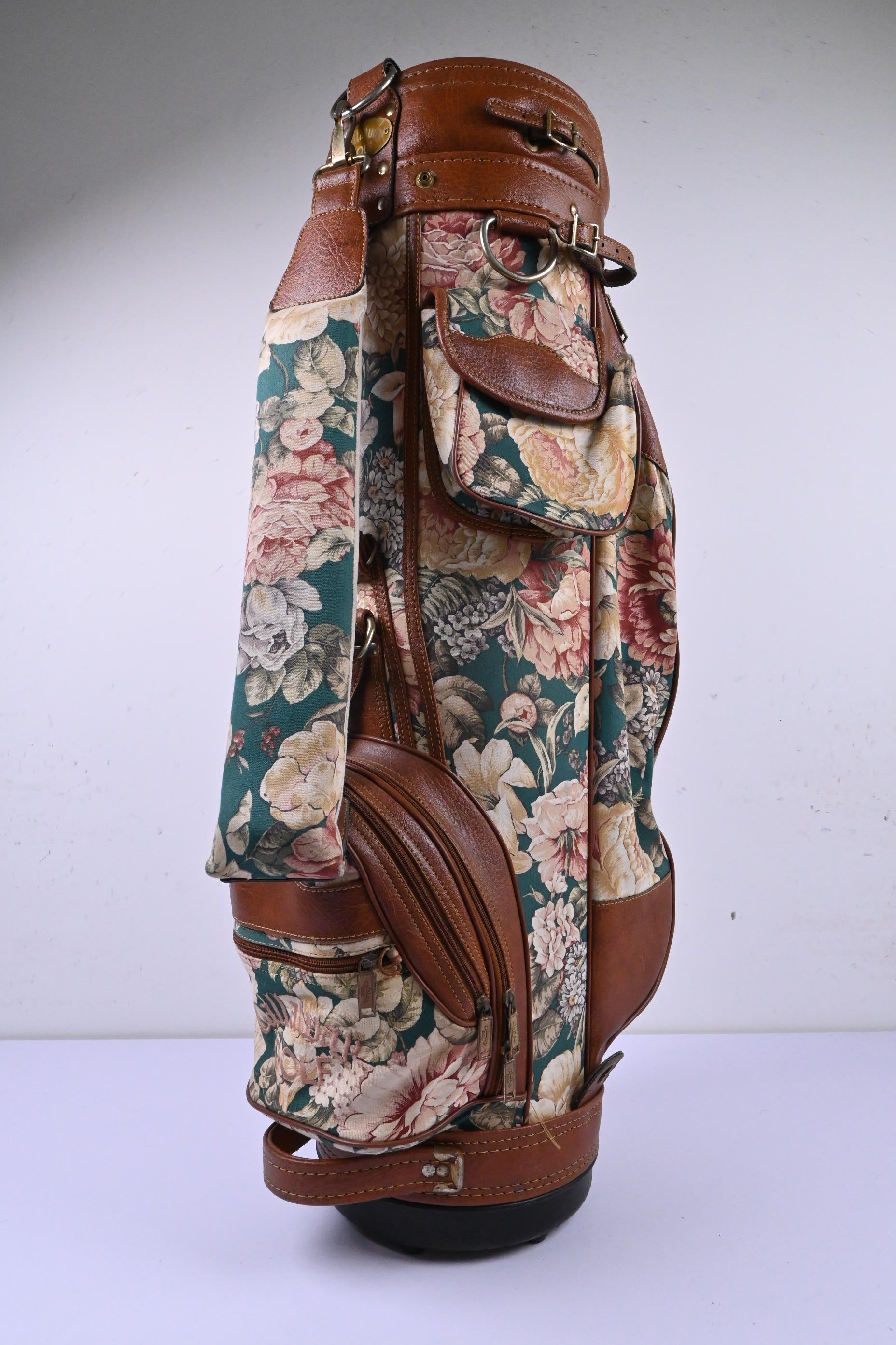 Callaway Vintage Floral Cart Bag / 6-Way Divider / Floral