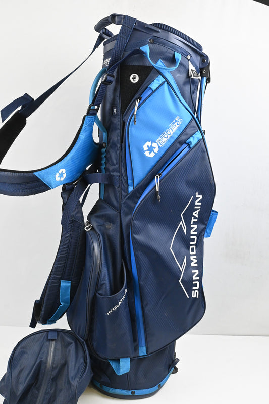 Sun Mountain Eco Lite EWP Stand Bag / 4-Way Divider / Navy, Blue