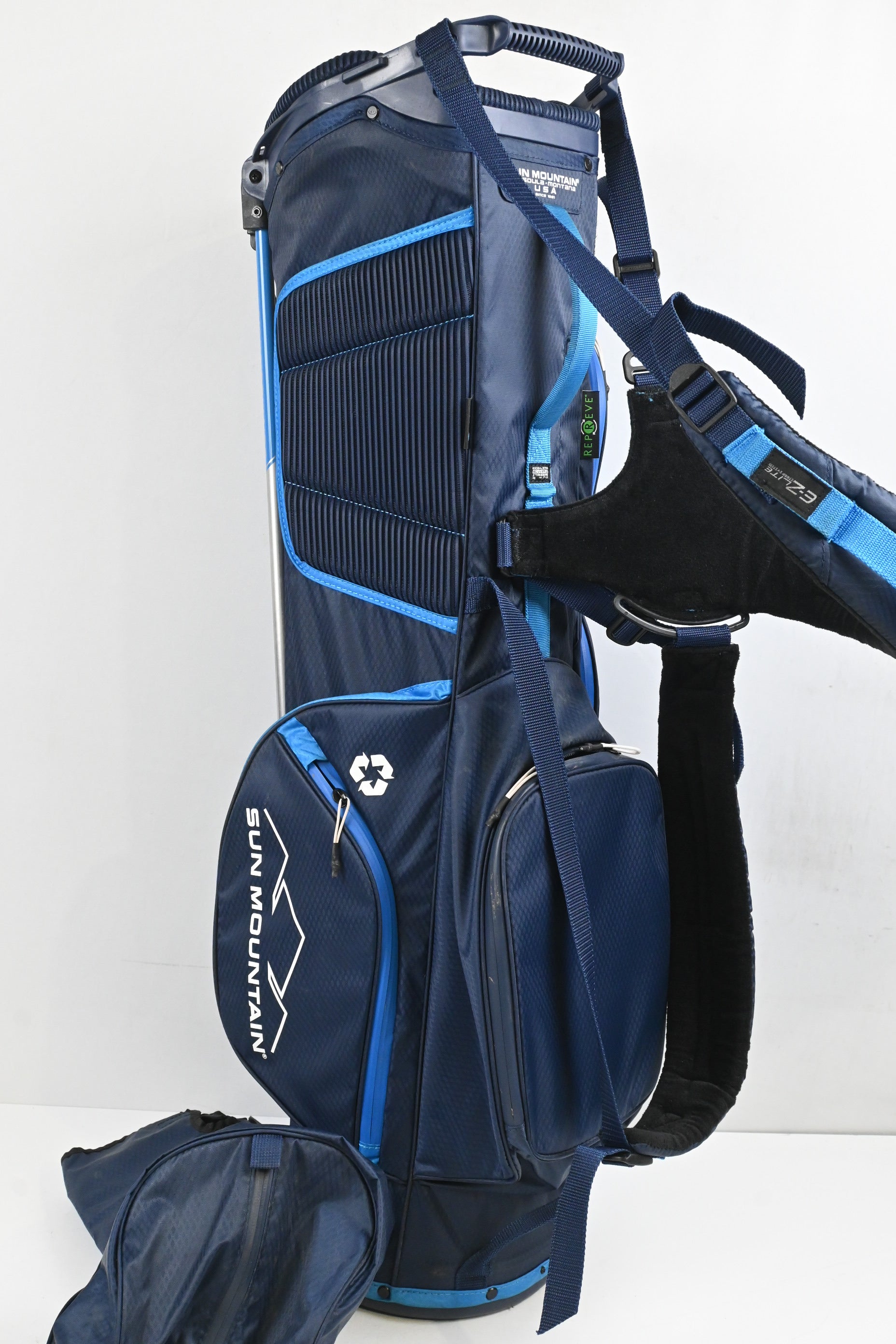 Sun Mountain Eco Lite EWP Stand Bag / 4-Way Divider / Navy, Blue